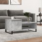 vidaXL Mesa de centro madera contrachapada gris hormigón 100x50x45 cm vidaXL Mesa de centro madera contrachapada gris hormigón 100x50x45 cm