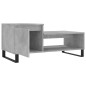 vidaXL Mesa de centro madera contrachapada gris hormigón 100x50x45 cm vidaXL Mesa de centro madera contrachapada gris hormigón 100x50x45 cm