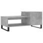 vidaXL Mesa de centro madera contrachapada gris hormigón 100x50x45 cm vidaXL Mesa de centro madera contrachapada gris hormigón 100x50x45 cm