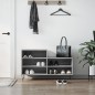 vidaXL Mueble zapatero madera contrachapada gris Sonoma 102x36x60 cm vidaXL Mueble zapatero madera contrachapada gris Sonoma 102x36x60 cm