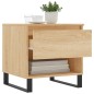 vidaXL Mesa de centro madera de ingeniería roble Sonoma 50x46x50 cm vidaXL Mesa de centro madera de ingeniería roble Sonoma 50x46x50 cm