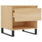 vidaXL Mesa de centro madera de ingeniería roble Sonoma 50x46x50 cm vidaXL Mesa de centro madera de ingeniería roble Sonoma 50x46x50 cm
