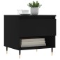 vidaXL Mesa de centro madera de ingeniería negro 50x46x50 cm vidaXL Mesa de centro madera de ingeniería negro 50x46x50 cm