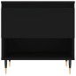 vidaXL Mesa de centro madera de ingeniería negro 50x46x50 cm vidaXL Mesa de centro madera de ingeniería negro 50x46x50 cm