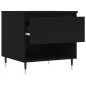 vidaXL Mesa de centro madera de ingeniería negro 50x46x50 cm vidaXL Mesa de centro madera de ingeniería negro 50x46x50 cm
