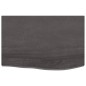 vidaXL Encimera de baño madera maciza tratada gris oscuro 60x40x2 cm vidaXL Encimera de baño madera maciza tratada gris oscuro 60x40x2 cm