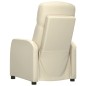 vidaXL Sillón de masaje eléctrico cuero sintético crema vidaXL Sillón de masaje eléctrico cuero sintético crema
