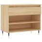 vidaXL Mueble zapatero madera contrachapada roble Sonoma 70x36x60 cm vidaXL Mueble zapatero madera contrachapada roble Sonoma 70x36x60 cm