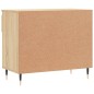 vidaXL Mueble zapatero madera contrachapada roble Sonoma 70x36x60 cm vidaXL Mueble zapatero madera contrachapada roble Sonoma 70x36x60 cm