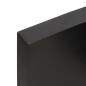vidaXL Encimera baño madera maciza tratada gris oscuro 80x40x(2-6) cm vidaXL Encimera baño madera maciza tratada gris oscuro 80x40x(2-6) cm