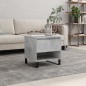 vidaXL Mesa de centro madera de ingeniería gris hormigón 50x46x50 cm vidaXL Mesa de centro madera de ingeniería gris hormigón 50x46x50 cm