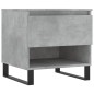vidaXL Mesa de centro madera de ingeniería gris hormigón 50x46x50 cm vidaXL Mesa de centro madera de ingeniería gris hormigón 50x46x50 cm