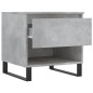 vidaXL Mesa de centro madera de ingeniería gris hormigón 50x46x50 cm vidaXL Mesa de centro madera de ingeniería gris hormigón 50x46x50 cm