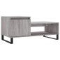 vidaXL Mesa de centro madera contrachapada gris Sonoma 100x50x45 cm vidaXL Mesa de centro madera contrachapada gris Sonoma 100x50x45 cm