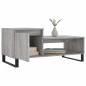 vidaXL Mesa de centro madera contrachapada gris Sonoma 100x50x45 cm vidaXL Mesa de centro madera contrachapada gris Sonoma 100x50x45 cm