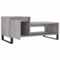vidaXL Mesa de centro madera contrachapada gris Sonoma 100x50x45 cm vidaXL Mesa de centro madera contrachapada gris Sonoma 100x50x45 cm