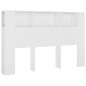 vidaXL Mueble cabecero blanco 160x18,5x104,5 cm vidaXL Mueble cabecero blanco 160x18,5x104,5 cm
