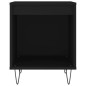 vidaXL Mesitas de noche 2 uds madera de ingeniería negro 40x35x50 cm vidaXL Mesitas de noche 2 uds madera de ingeniería negro 40x35x50 cm