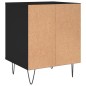 vidaXL Mesitas de noche 2 uds madera de ingeniería negro 40x35x50 cm vidaXL Mesitas de noche 2 uds madera de ingeniería negro 40x35x50 cm