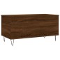 vidaXL Mesa de centro madera contrachapada roble marrón 90x44,5x45 cm vidaXL Mesa de centro madera contrachapada roble marrón 90x44,5x45 cm