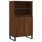 vidaXL Aparador alto madera contrachapada marrón roble 60x36x110 cm vidaXL Aparador alto madera contrachapada marrón roble 60x36x110 cm