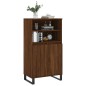 vidaXL Aparador alto madera contrachapada marrón roble 60x36x110 cm vidaXL Aparador alto madera contrachapada marrón roble 60x36x110 cm