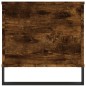 vidaXL Mesa de centro madera contrachapada roble ahumado 90x44,5x45 cm vidaXL Mesa de centro madera contrachapada roble ahumado 90x44,5x45 cm
