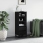 vidaXL Aparador alto madera contrachapada negro 40x36x110 cm vidaXL Aparador alto madera contrachapada negro 40x36x110 cm