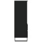 vidaXL Aparador alto madera contrachapada negro 40x36x110 cm vidaXL Aparador alto madera contrachapada negro 40x36x110 cm