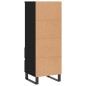 vidaXL Aparador alto madera contrachapada negro 40x36x110 cm vidaXL Aparador alto madera contrachapada negro 40x36x110 cm