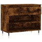 vidaXL Mueble zapatero madera contrachapada roble ahumado 70x36x60 cm vidaXL Mueble zapatero madera contrachapada roble ahumado 70x36x60 cm