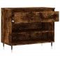vidaXL Mueble zapatero madera contrachapada roble ahumado 70x36x60 cm vidaXL Mueble zapatero madera contrachapada roble ahumado 70x36x60 cm