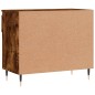 vidaXL Mueble zapatero madera contrachapada roble ahumado 70x36x60 cm vidaXL Mueble zapatero madera contrachapada roble ahumado 70x36x60 cm