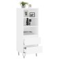 vidaXL Aparador alto madera contrachapada blanco 40x36x110 cm vidaXL Aparador alto madera contrachapada blanco 40x36x110 cm