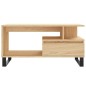 vidaXL Mesa de centro madera contrachapada roble Sonoma 90x49x45 cm vidaXL Mesa de centro madera contrachapada roble Sonoma 90x49x45 cm