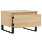 vidaXL Mesa de centro madera de ingeniería roble Sonoma 50x46x35 cm vidaXL Mesa de centro madera de ingeniería roble Sonoma 50x46x35 cm