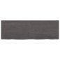 vidaXL Encimera baño madera maciza tratada gris oscuro 120x40x(2-4) cm vidaXL Encimera baño madera maciza tratada gris oscuro 120x40x(2-4) cm