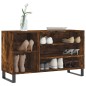 vidaXL Mueble zapatero madera contrachapada roble ahumado 102x36x60 cm