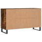 vidaXL Mueble zapatero madera contrachapada roble ahumado 102x36x60 cm