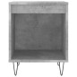vidaXL Mesitas noche 2 uds madera ingeniería gris hormigón 40x35x50 cm