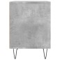 vidaXL Mesitas noche 2 uds madera ingeniería gris hormigón 40x35x50 cm