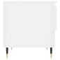 vidaXL Mesa de centro madera de ingeniería blanco brillo 50x46x50 cm vidaXL Mesa de centro madera de ingeniería blanco brillo 50x46x50 cm