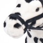 vidaXL Caballo de peluche de pie negro y blanco XXL vidaXL Caballo de peluche de pie negro y blanco XXL