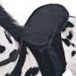 vidaXL Caballo de peluche de pie negro y blanco XXL vidaXL Caballo de peluche de pie negro y blanco XXL