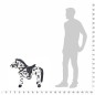 vidaXL Caballo de peluche de pie negro y blanco XXL vidaXL Caballo de peluche de pie negro y blanco XXL