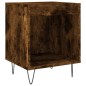 vidaXL Mesitas noche 2 uds madera ingeniería roble ahumado 40x35x50 cm vidaXL Mesitas noche 2 uds madera ingeniería roble ahumado 40x35x50 cm