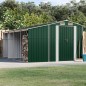 vidaXL Cobertizo de jardín acero galvanizado verde 277x365,5x179 cm vidaXL Cobertizo de jardín acero galvanizado verde 277x365,5x179 cm