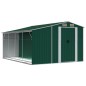 vidaXL Cobertizo de jardín acero galvanizado verde 277x365,5x179 cm vidaXL Cobertizo de jardín acero galvanizado verde 277x365,5x179 cm
