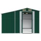 vidaXL Cobertizo de jardín acero galvanizado verde 277x365,5x179 cm vidaXL Cobertizo de jardín acero galvanizado verde 277x365,5x179 cm