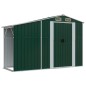 vidaXL Cobertizo de jardín acero galvanizado verde 277x365,5x179 cm vidaXL Cobertizo de jardín acero galvanizado verde 277x365,5x179 cm